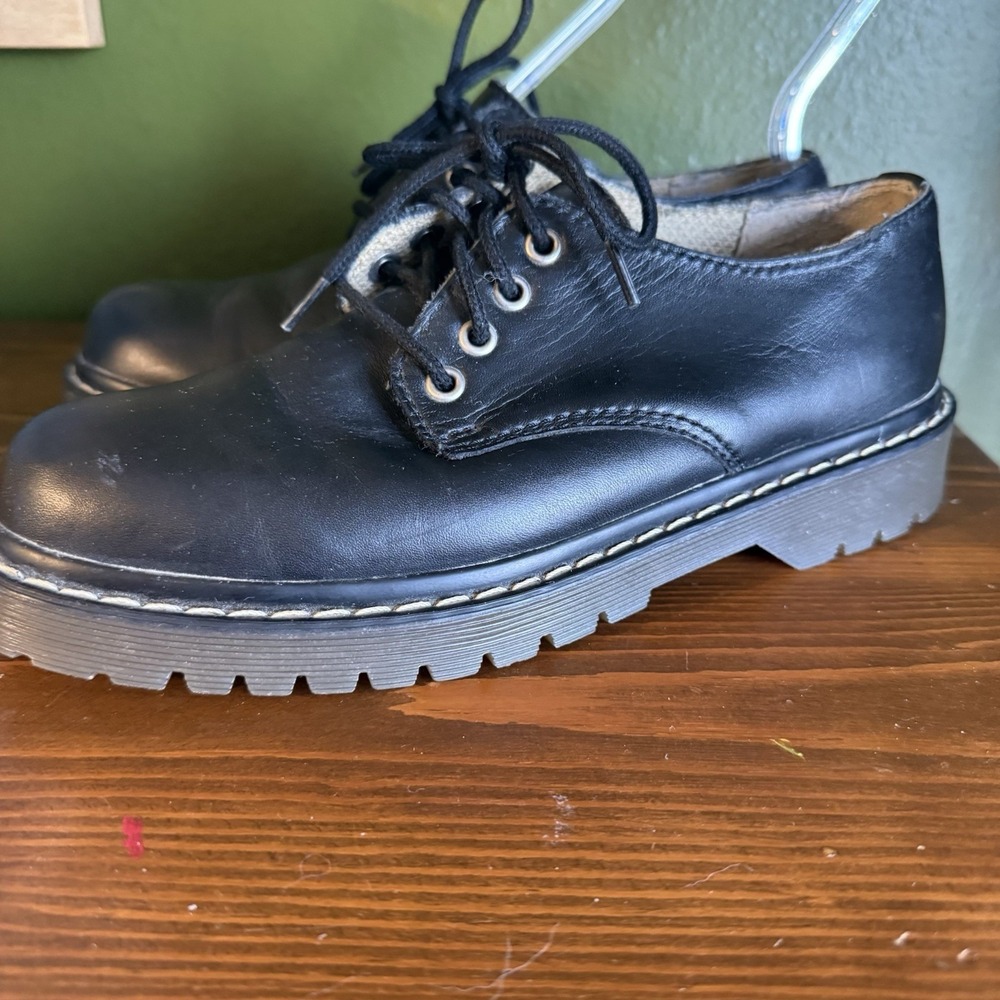 Vintage Colorado Women's Oxfords Shoes Size 7.5 Leather‎ Black - Picture 9 of 12